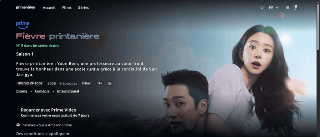 Scandale et Passion : Tout savoir sur Spring Fever (Prime Video)