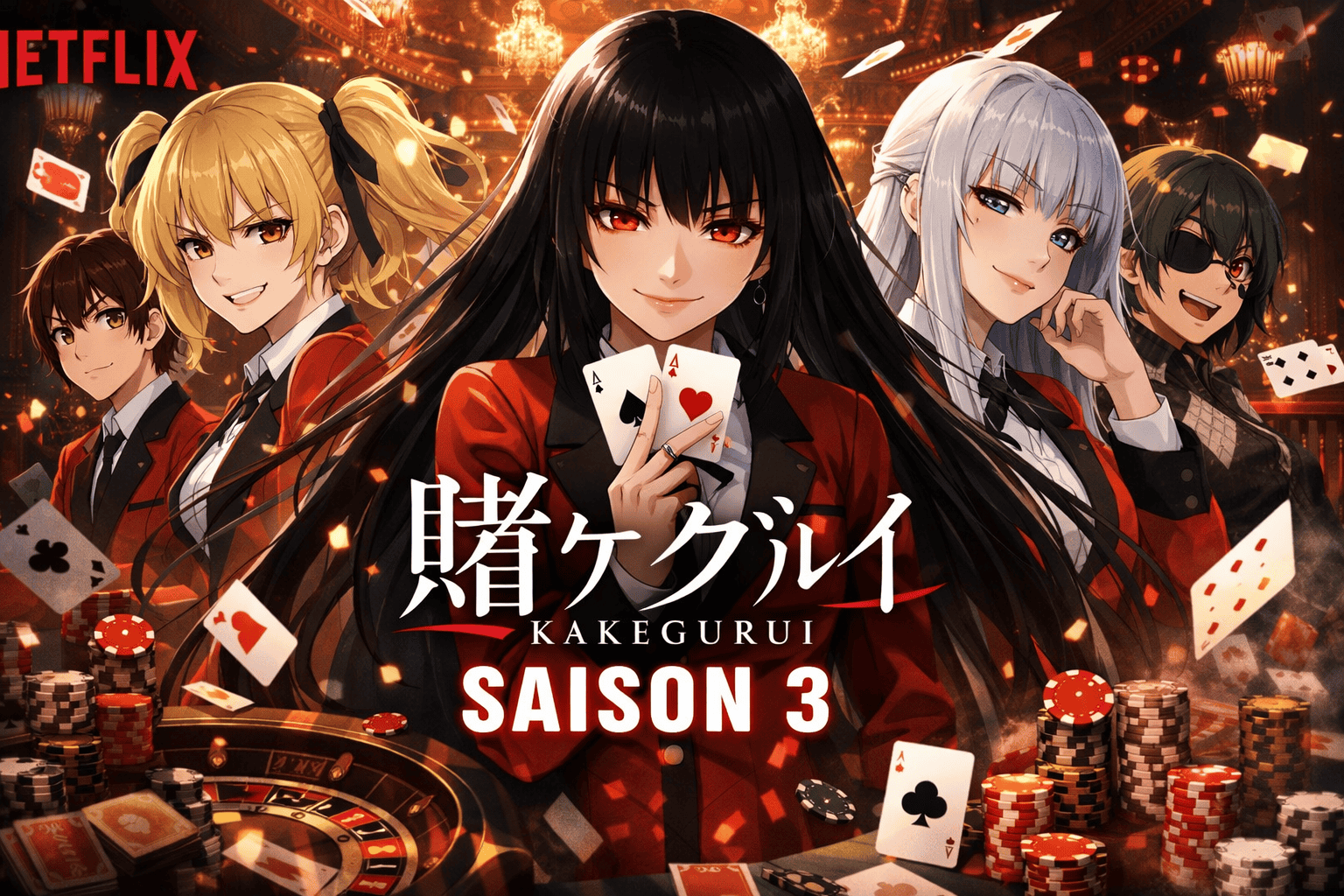 Kakegurui Saison 3 : Pourquoi l'anime de Netflix prend-il autant de temps ?