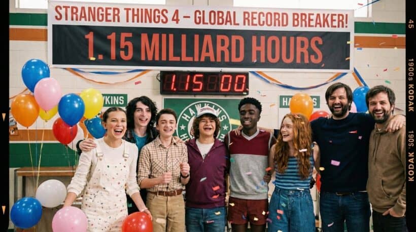 Stranger Things 4 : Le milliard d'heures atteint, un record absolu ?