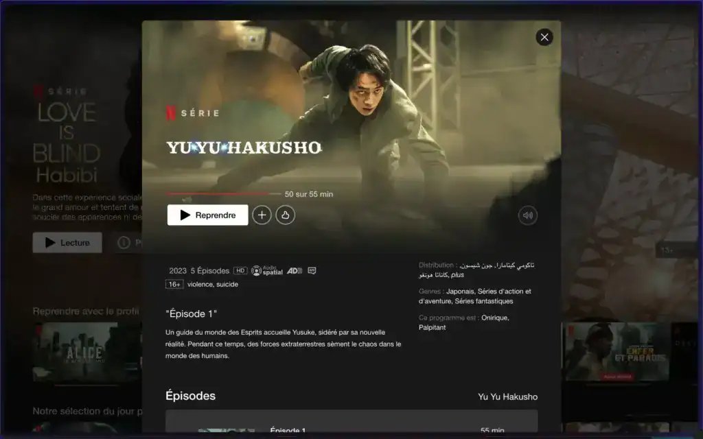 3 raison que Yu Yu hakusho Live Action Netflix ma déçu