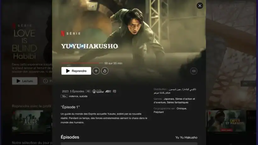 3 raison que Yu Yu hakusho Live Action Netflix ma déçu