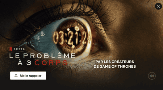 Bande Annonce la série de science-fiction Le problème à trois corps