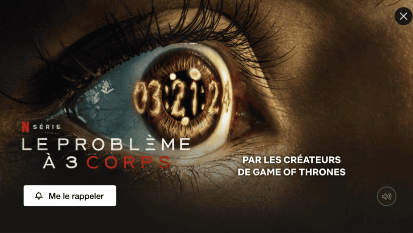 Bande Annonce la série de science-fiction Le problème à trois corps