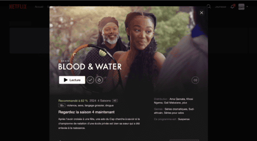 NETFLIX BLOOD & WATER SAISON 2 DATE ET HEURE DE SORTIE !