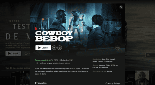 Nouvelle avant-première du film en live-action COWBOY BEBOP