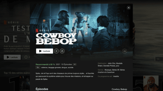 Nouvelle avant-première du film en live-action COWBOY BEBOP