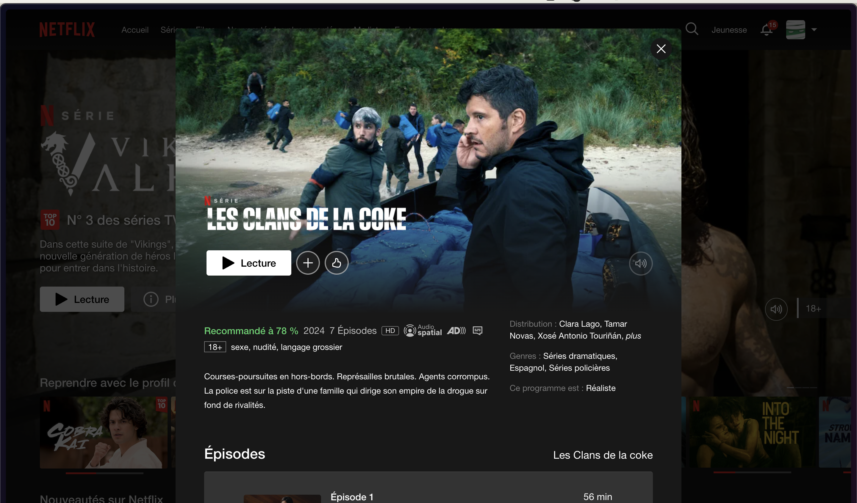 LES CLANS DE LA COKE : un nouveau thriller débarque sur Netflix