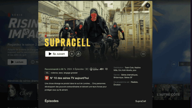 SupraCell : Une Série qui m'a Surpris sur Netflix