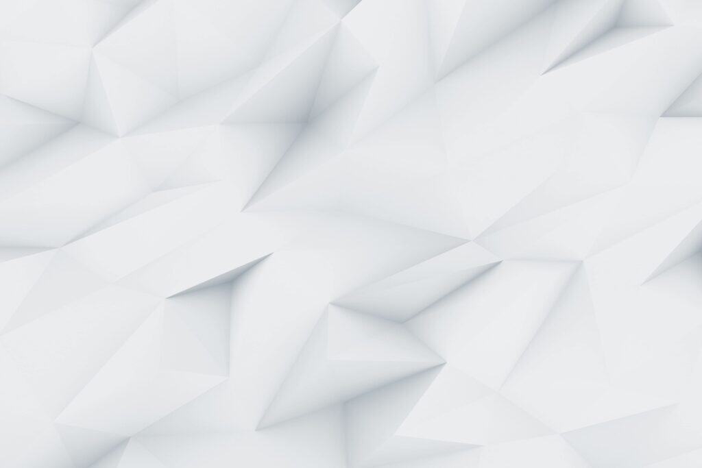 Fond abstrait géométrique blanc à facettes 3D