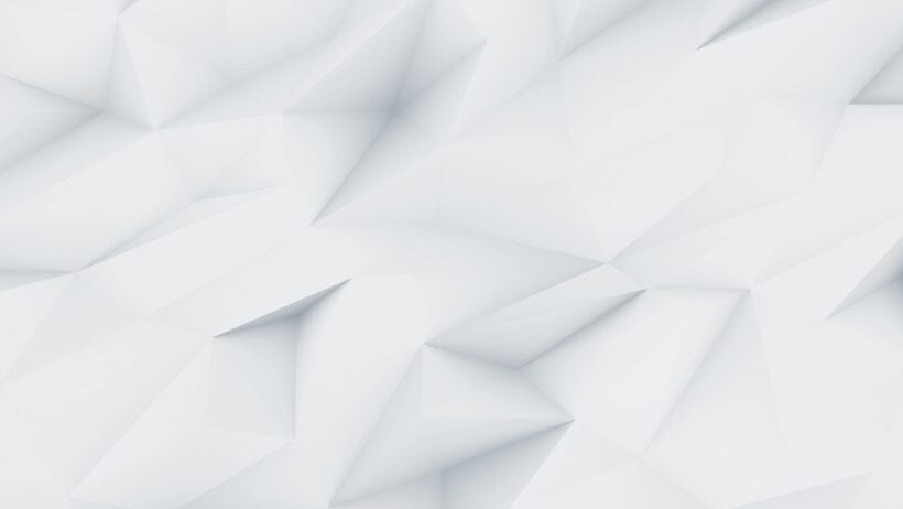 Fond abstrait géométrique blanc à facettes 3D