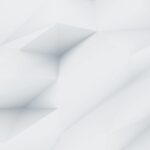 Fond abstrait blanc aux formes géométriques 3D