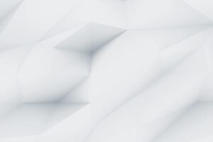 Fond abstrait blanc aux formes géométriques 3D
