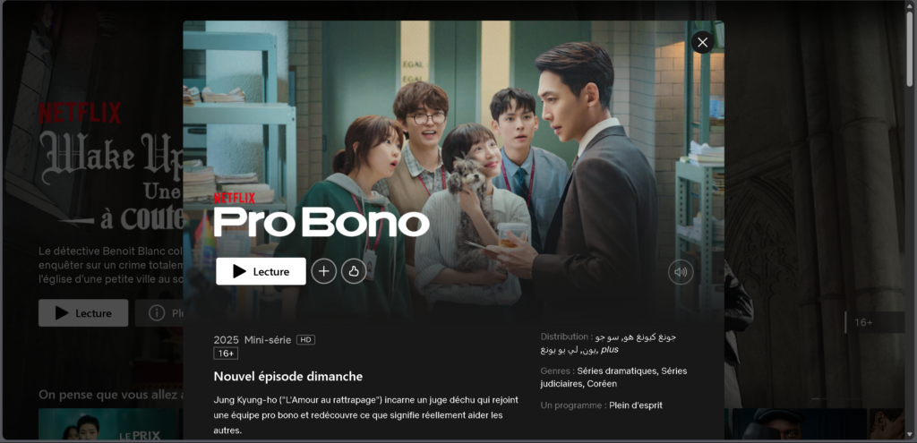 C'est quoi l'énorme coup de projecteur de Pro Bono Netflix sur le monde juridique ?