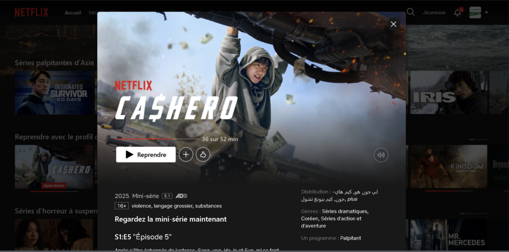 De quoi parle exactement l'histoire de Cashero Netflix ? 