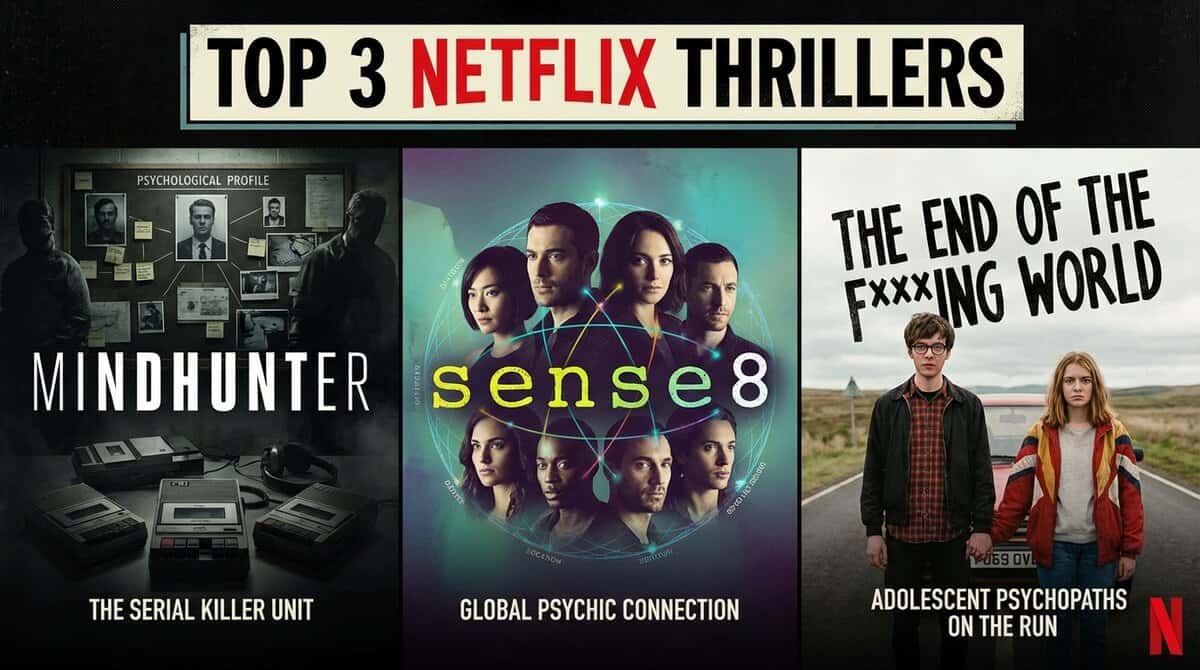 Top 3 des meilleurs thrillers à voir absolument sur Netflix