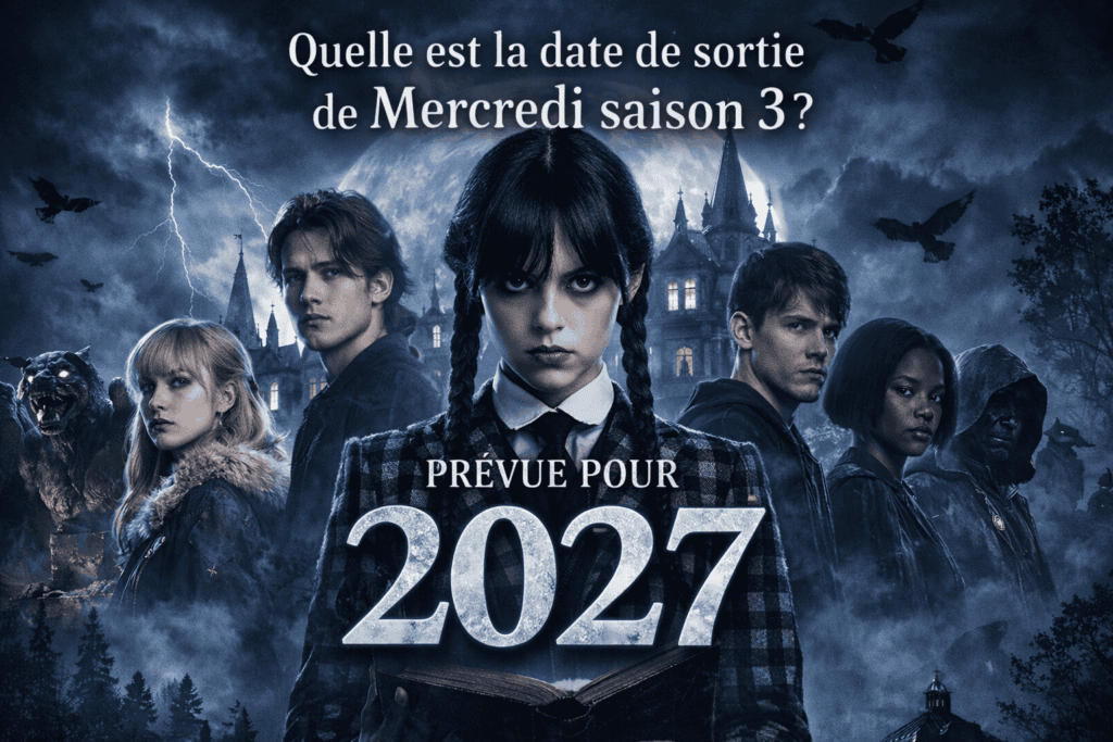 Quelle est la date de sortie de Mercredi saison 3 ?