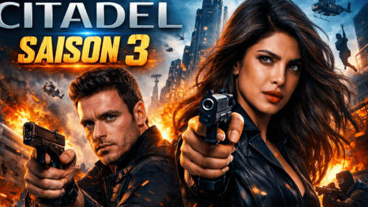Affiche Citadel Saison 3 scène d'action explosive