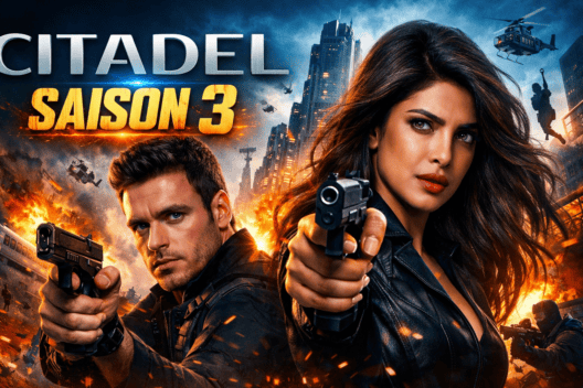 Affiche Citadel Saison 3 scène d'action explosive